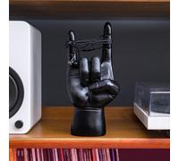 Rock On Headphone Stand Ornament In Black