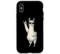 Rock On Llama Sunglasses Attitude Case for iPhone X/XS