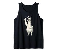 Rock On Llama Sunglasses Attitude Tank Top