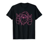 Rock On Santa Christmas Spirit T-Shirt