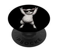Rock On Sheep Sunglasses Party Fun PopSockets Adhesive PopGrip