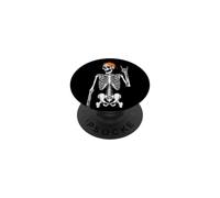Rock On Skeleton - Funny Rock Music Cool Costume Halloween PopSockets Adhesive PopGrip