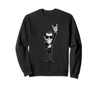 Rock On Vampire With Cool Sunglasses Sweatshirt