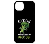 Rock Out With Your Broc Out Broccoli Vegan Vegetarian Case for iPhone 14 Plus