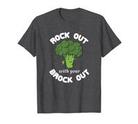 Rock Out with Your Brock Out T-Shirt, Men, Dark Heather Grey, 3X-Large