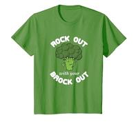 Rock Out with Your Brock Out T-Shirt, Youth, Grass Green, Small