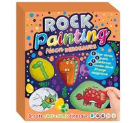Rock Painting Neon Dinosaurs | painting sets for children | dinosaur activity set | kids painting set
