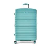 Rock Palma Large 102/117L Hard Shell Suitcase - Seafoam | Minimalist Design - Lightweight - Expandable - Telescopic Handle - 360° Spinner Wheels - TSA Lock - 78x50.5x31cm - 4.6kg