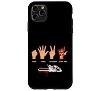 Rock Paper Scissors Chainsaw Lumberjack Forestry Humor Case for iPhone 11 Pro Max
