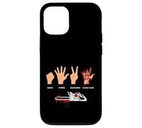 Rock Paper Scissors Chainsaw Lumberjack Forestry Humor Case for iPhone 12/12 Pro