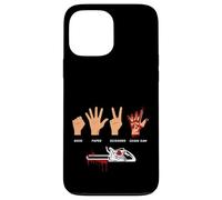 Rock Paper Scissors Chainsaw Lumberjack Forestry Humor Case for iPhone 13 Pro Max