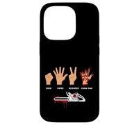 Rock Paper Scissors Chainsaw Lumberjack Forestry Humor Case for iPhone 14 Pro