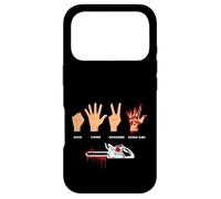 Rock Paper Scissors Chainsaw Lumberjack Forestry Humor Case for iPhone 17 Pro