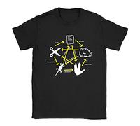 Rock Paper Scissors Mens T-Shirt XX-Large Black Big Bang Theory Top Sheldon