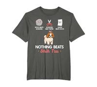 Rock Paper Scissors Nothing Beats Shih Tzu T-Shirt
