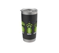 Rock Paper Scissors T-Rex Lover Dinosaur Hand Game Humor Stainless Steel Insulated Tumbler