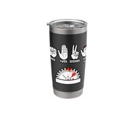 Rock Paper Scissors Table Saw Craftsman Carpentry Tools Stainless Steel Insulated Tumbler