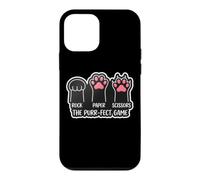 Rock Paper Scissors The Purr-fect Game Cat Owner Lover Paws Case for iPhone 12 mini