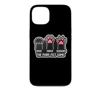 Rock Paper Scissors The Purr-fect Game Cat Owner Lover Paws Case for iPhone 13