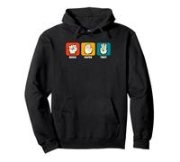 Rock Paper Trey 3 Pointer Basketball Pullover Hoodie