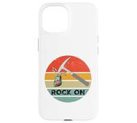 Rock Pick Hammer Funny Vintage Rockhound Case for iPhone 15