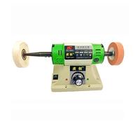 Rock Polisher, Electric Bench Polishing Grinding Machine Gem Jewelry Rock Grinder Desktop Lathe Polisher Adjustable Speed 0-10000RPM 750W Large Capacity(F)