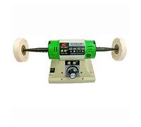 Rock Polisher, Electric Bench Polishing Grinding Machine Gem Jewelry Rock Grinder Desktop Lathe Polisher Adjustable Speed 0-10000RPM 750W Large Capacity(G)