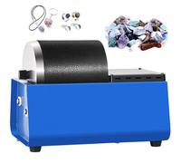 Rock Polisher Tumbler Machine for Jewelry, Natural Stone, Metal Parts - Efficient Polishing, Chamfering, Rust Removal