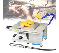 Rock Polishing Buffer Machine, 850W Multifunctional Lapidary Table Saw - Adjustable Speed 800-11000r/min - Cutting Depth 40mm - for Rock Polishing, Cutting, and Drilling