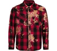 Rock Rebel by EMP Bleach it out Flanel Shirt red black XL