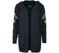 Rock Rebel by EMP Cardigan With Embroidery Cardigan black S