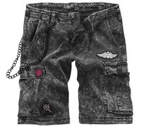 Rock Rebel by EMP Garageland Shorts dark grey S