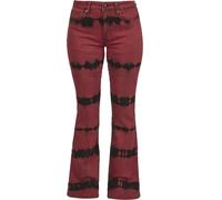 Rock Rebel by EMP Grace (Bootcut) Jeans black red W28L30