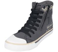Rock Rebel by EMP High-cut trainers with print High-top Trainers grey EU44