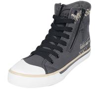 Rock Rebel by EMP High-cut trainers with print Sneakers High grey EU39