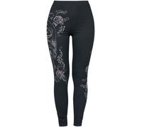 Rock Rebel by EMP Leggings with skull print Leggings black L