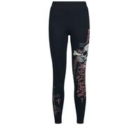 Rock Rebel by EMP Leggings with Skull Print Leggings black M