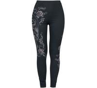 Rock Rebel by EMP Leggings with skull print Leggings black XL