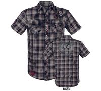 Rock Rebel by EMP Right Now Short-sleeved Shirt red grey white 4XL