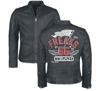 Rock Rebel by EMP Rock Rebel X Route 66 - Leather Jacket Leather Jacket black XXL