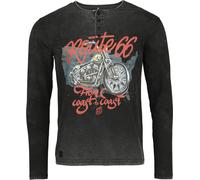 Rock Rebel by EMP Rock Rebel X Route 66 - Longsleeve Long-sleeve Shirt black S