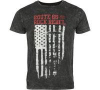 Rock Rebel by EMP Rock Rebel X Route 66 - T-Shirt T-Shirt black M
