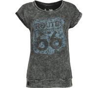 Rock Rebel by EMP Rock Rebel X Route 66 - T-Shirt T-Shirt black S