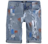 Rock Rebel by EMP Shorts with distressed effects Shorts blue 36