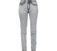 Rock Rebel by EMP Skarlett (heavy washed pinstripe) Jeans black