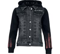Rock Rebel by EMP Skulls & Details Denim Jacket black XXL