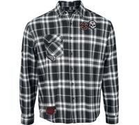 Rock Rebel by EMP Skulls & Details Long-sleeved Shirt black grey M