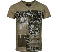 Rock Rebel by EMP Skulls & Details T-Shirt olive M
