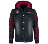 Rock Rebel by EMP Sound Check Denim Jacket black red XXL