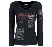 Rock Rebel by EMP Stay Awake Long-sleeve Shirt black L